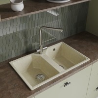 Мойка кухонная Domaci Палермо PR-770-002 бежевая Мойка кухонная Domaci Палермо PR-770-002 бежевая