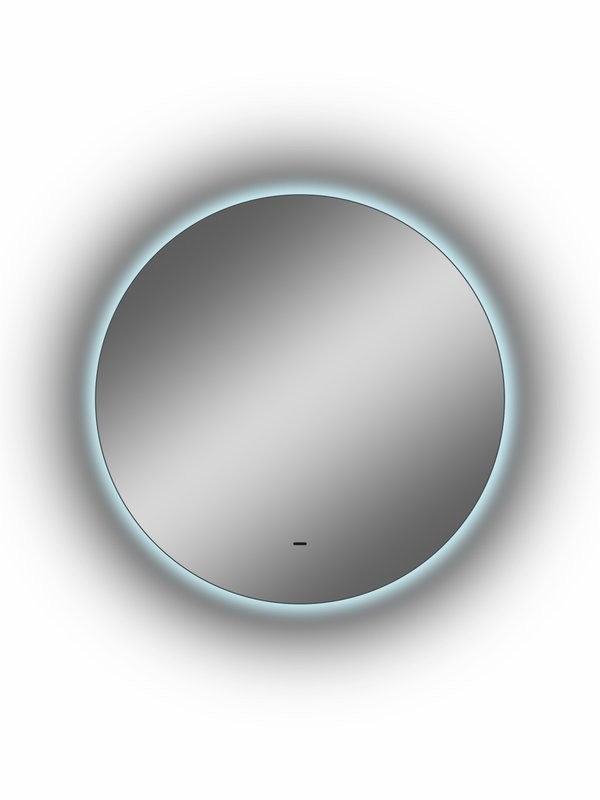Зеркало круглое CONTINENT Ledh Ajour 80 см, сенсорное, с холодной подсветкой