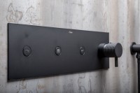 Душевой комплект Boheme Fusion 130-B С ВНУТРЕННЕЙ ЧАСТЬЮ, чёрный