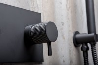 Душевой комплект Boheme Fusion 130-B С ВНУТРЕННЕЙ ЧАСТЬЮ, чёрный