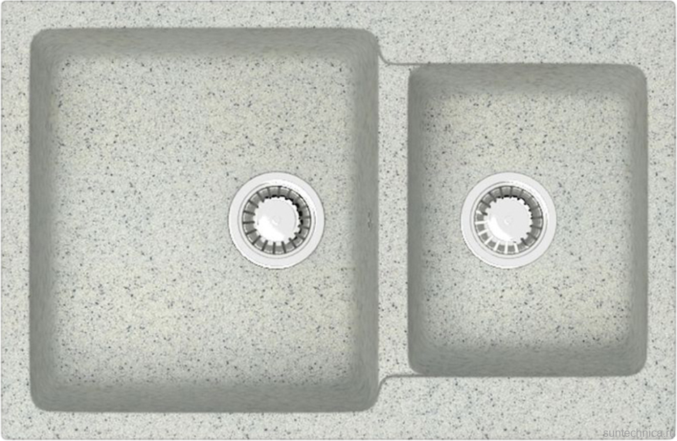 Мойка кухонная AZARIO Grand 00079906 светло-серая