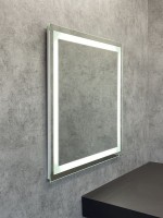 Зеркало Comforty Квадрат 90 сенсорное, с подсветкой