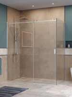 Душевой уголок BelBagno Soft Close-2 AH-1-180/100-C-Cr профиль хром