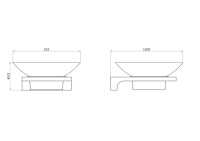 Мыльница Wonzon & Woghand WW-9122-LG глянцевое золото