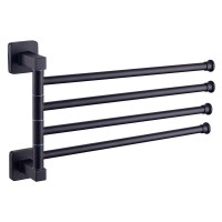 Держатель для полотенец Fashun A26-7 A2614-7 матовый черный