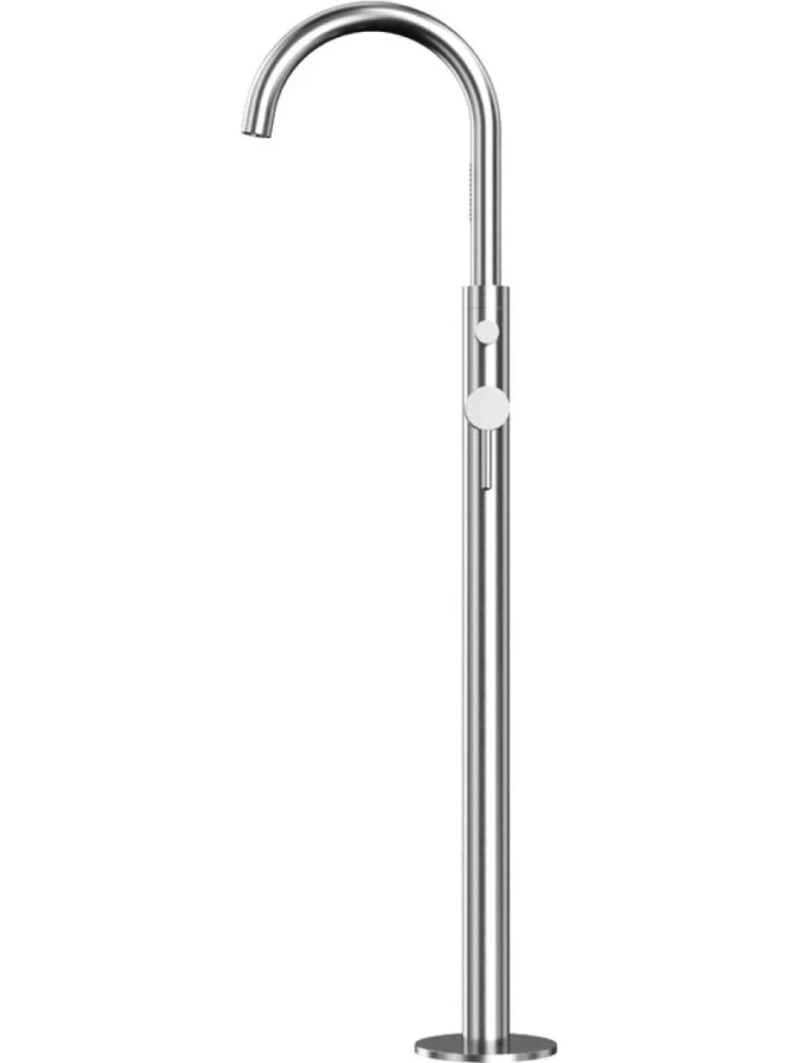 Напольный смеситель для ванны с душем WHITECROSS Y Y1233NIB С ВНУТРЕННЕЙ ЧАСТЬЮ, брашированный никель