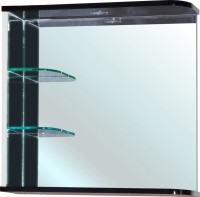 Мебель для ванной комнаты Bellezza Рио 70 L, черно-белая