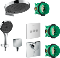 Душевой комплект Hansgrohe Rainfinity 360 (3 jet) 26234000 + 26852000 + 26455000 + 15761000 + 15764000