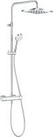 Душевая стойка Kludi Logo Dual Shower System 6809805-00 с термостатом