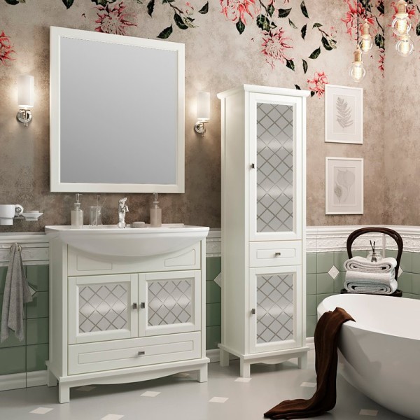 Мебель для ванной комнаты Opadiris Омега 75 cлоновая кость