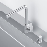 Смеситель для кухни AM.PM Like F8005D00 хром, с дозатором
