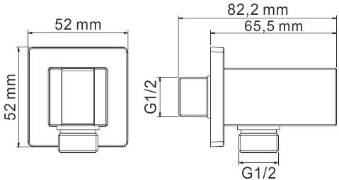 Гигиенический душ Wasserkraft A106157 шланг 120 см