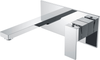 Смеситель для раковины Boheme Qubic 475-CR С ВНУТРЕННЕЙ ЧАСТЬЮ, chrome