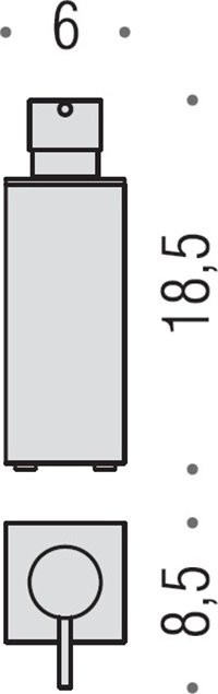 Набор Стакан Colombo Design Look B1643.000 + Дозатор B9320.000