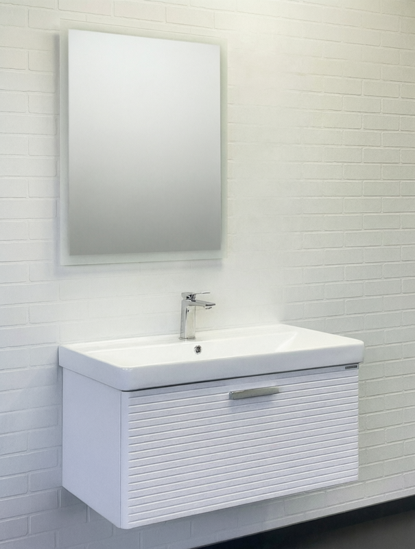 Мебель для ванной комнаты Comforty Танжер 90П подвесная, матовая белая