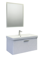 Мебель для ванной комнаты Comforty Танжер 90П подвесная, матовая белая