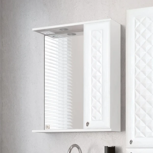 Зеркало Style Line Канна Люкс С 60 белое
