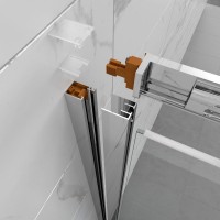 Душевой уголок Triton Фикс Хром Щ0000077413 90х90 см с поддоном, профиль хром