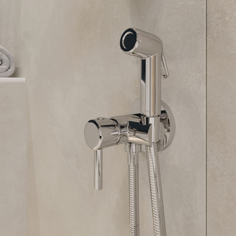 Гигиенический душ Ideal Standard IdealSpray BD130AA со смесителем, С ВНУТРЕННЕЙ ЧАСТЬЮ