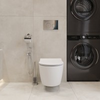 Гигиенический душ Ideal Standard IdealSpray BD130AA со смесителем, С ВНУТРЕННЕЙ ЧАСТЬЮ