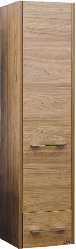Шкаф пенал для ванной Sanflor Ларго 2 R, вяз швейцарский