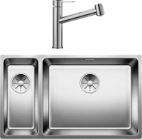 Комплект Мойка Blanco Andano 500/180-U R + Смеситель Ambis-S 523119