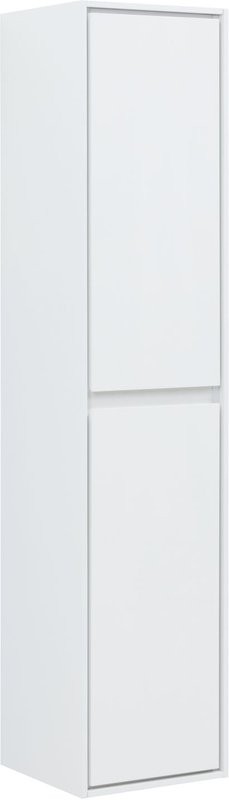 Шкаф пенал для ванной Aquanet Милан белый глянцевый