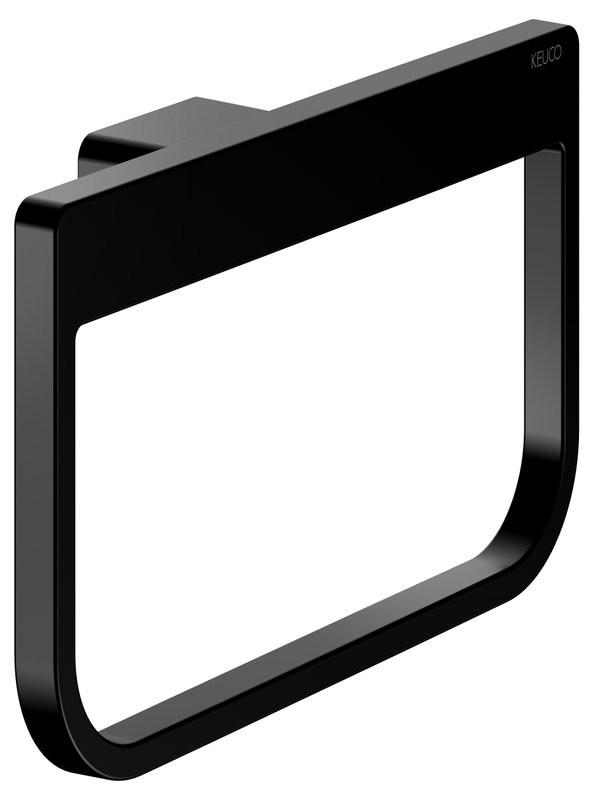 Держатель для полотенец Keuco Aveno 14621 матовый черный, кольцо