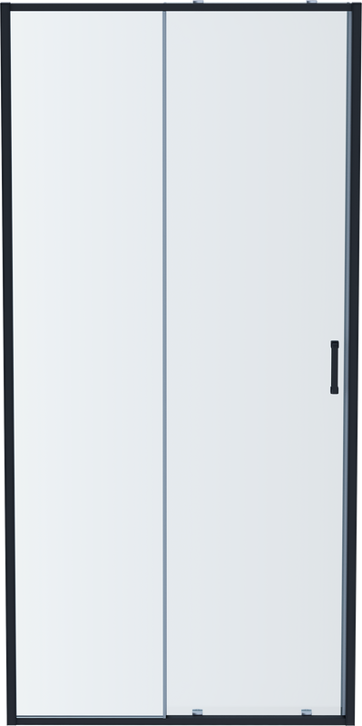 Душевая дверь в нишу AQUATEK AQ ARI RA 12020BL 120 см, профиль черный матовый