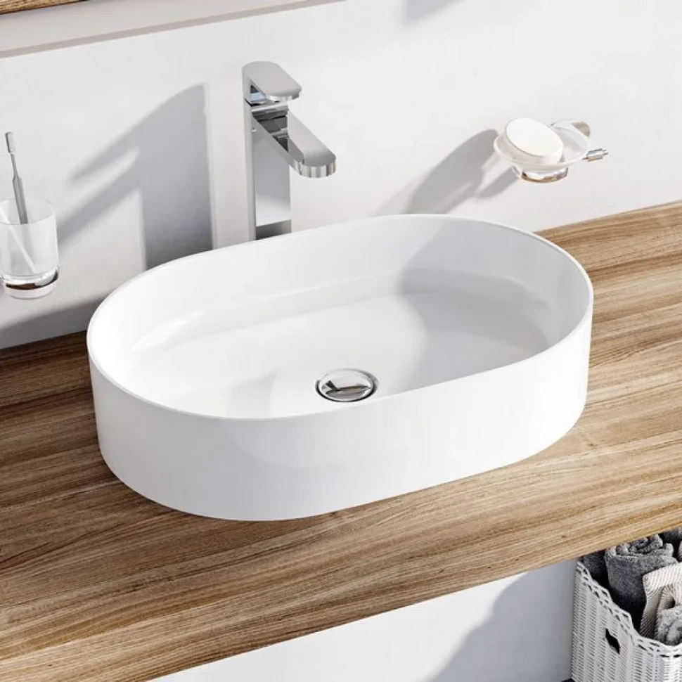 Накладная раковина Ravak Ceramic Slim 550 O