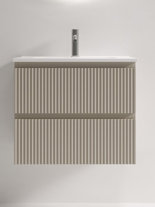 Тумба с раковиной Sancos Snob R 60 Beige Soft, раковина CN7025