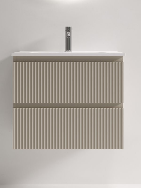 Тумба с раковиной Sancos Snob R 60 Beige Soft, раковина CN7025