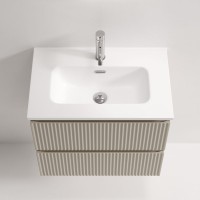 Тумба с раковиной Sancos Snob R 60 Beige Soft, раковина CN7025