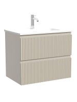 Тумба с раковиной Sancos Snob R 60 Beige Soft, раковина CN7025
