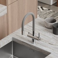 Смеситель для кухни Sancos Lucia SC4004CH с гибким изливом, хром
