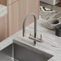 Смеситель для кухни Sancos Lucia SC4004CH с гибким изливом, хром