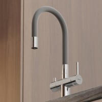 Смеситель для кухни Sancos Lucia SC4004CH с гибким изливом, хром