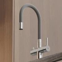 Смеситель для кухни Sancos Lucia SC4004CH с гибким изливом, хром