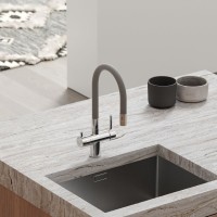 Смеситель для кухни Sancos Lucia SC4004CH с гибким изливом, хром