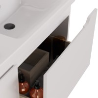 Тумба с раковиной Dreja W 125 двойная белый глянец Тумба с раковиной Dreja W 125 двойная белый глянец