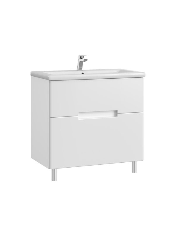 Тумба с раковиной SanStar Ориана 80 напольная, раковина Cersanit Como 80