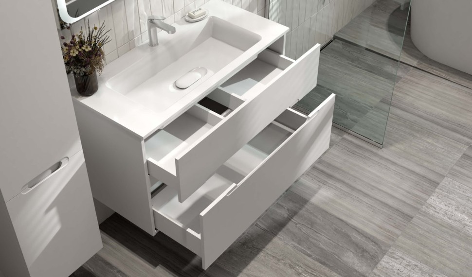 Тумба с раковиной Jorno Modul 100