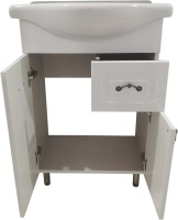 Тумба с раковиной Corozo Элегия ретро 60, напольная, бронза