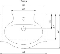 Тумба с раковиной Corozo Элегия ретро 60, напольная, бронза