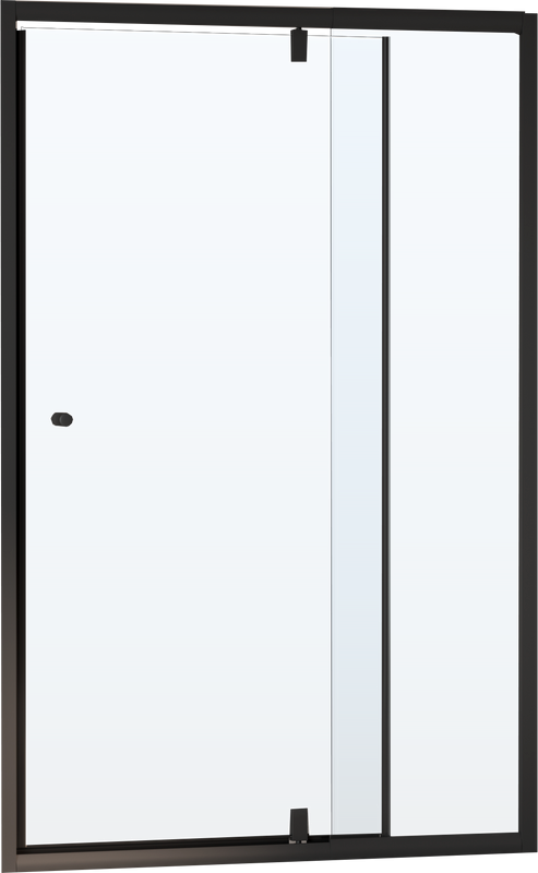 Душевая дверь в нишу RGW Passage PA-02B New 120x185, профиль черный, стекло прозрачное