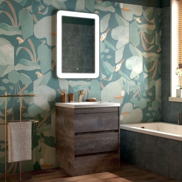 Мебель для ванной комнаты Art&Max Family 60, напольная, Pino Esotica