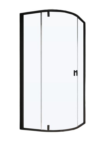 Душевой уголок Ravak Nexty NSKK3-80 профиль матовый черный, стекло прозрачное Transparent
