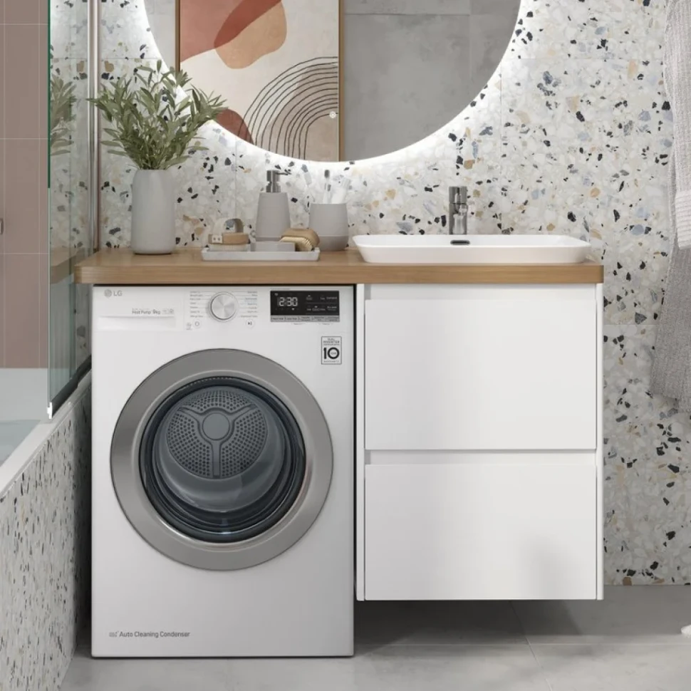Тумба с раковиной Velvex Klaufs 56*60.2Y R под стиральную машину