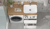 Тумба с раковиной Velvex Klaufs 56*60.2Y R под стиральную машину Тумба с раковиной Velvex Klaufs 56*60.2Y R под стиральную машину