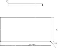 Тумба с раковиной Velvex Klaufs 56*60.2Y R под стиральную машину